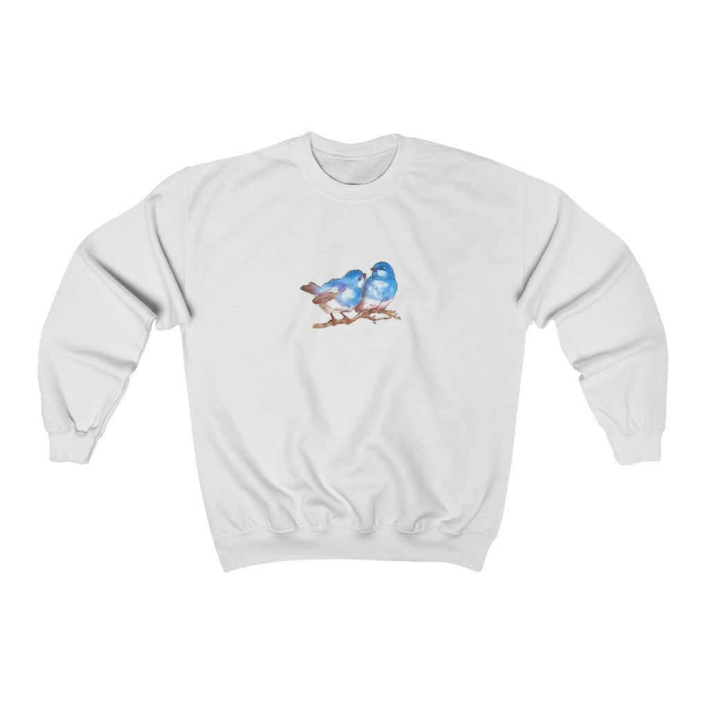 Blue Birds Crewneck Sweatshirt