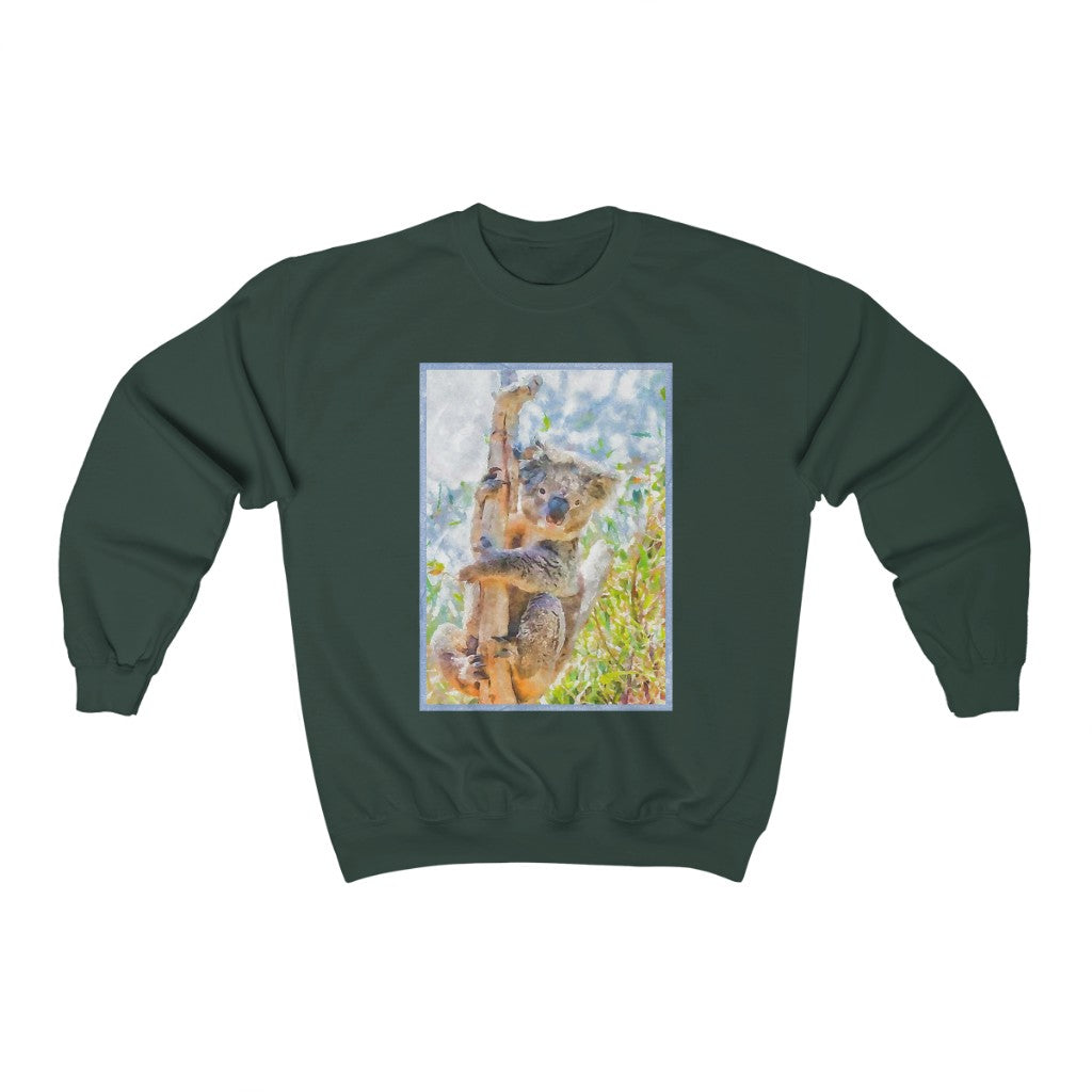 Grinning Koala Crewneck Sweatshirt