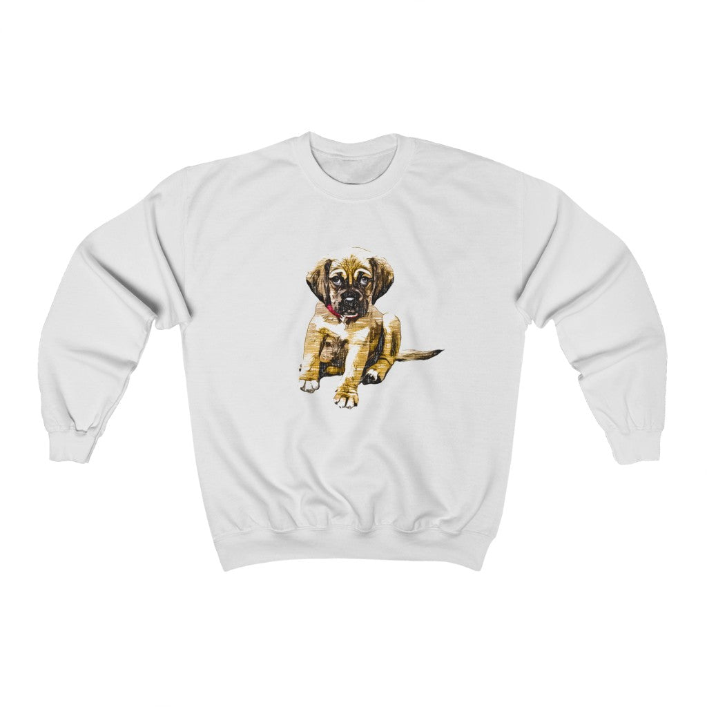 Glaring Pup Crewneck Sweatshirt