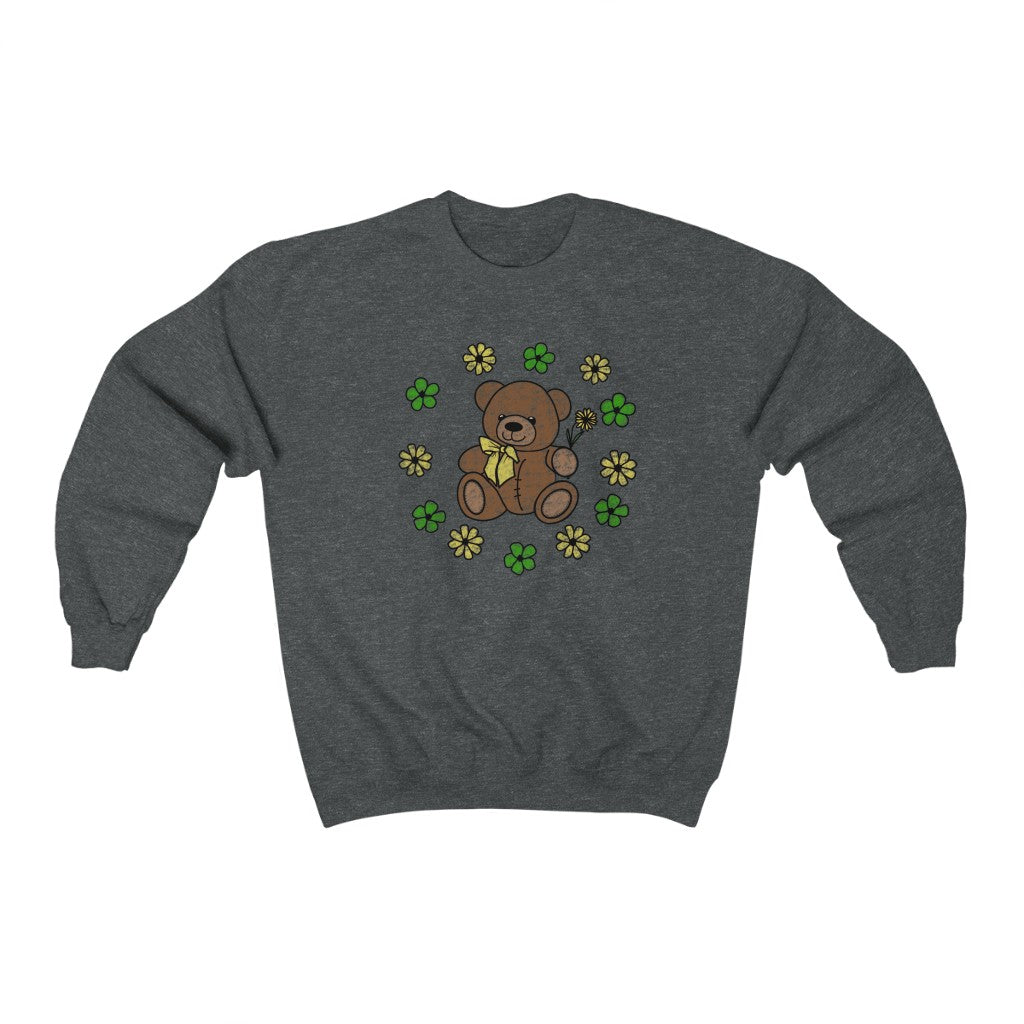 Clover Friendly Bear Crewneck Sweatshirt