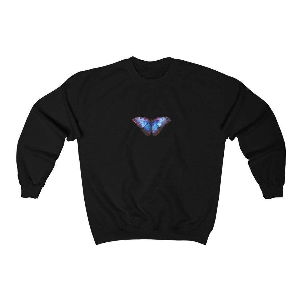 Sapphire Butterfly Crewneck Sweatshirt