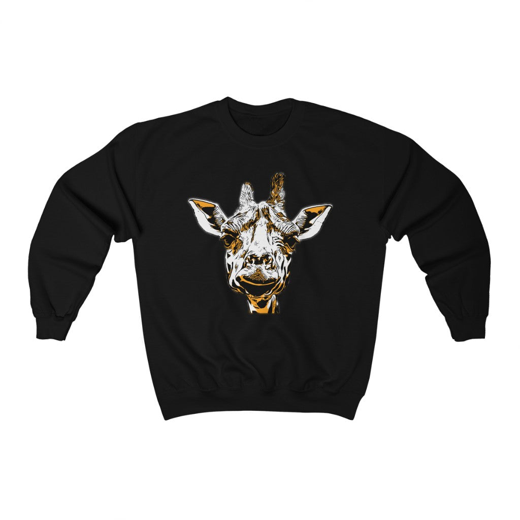 Not Pleased Giraffe Crewneck Sweatshirt