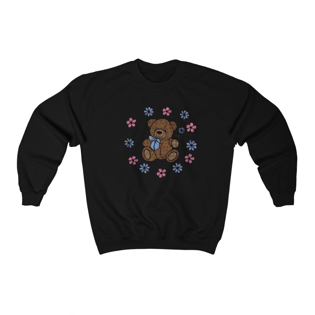 Azalea Friendly Bear Crewneck Sweatshirt