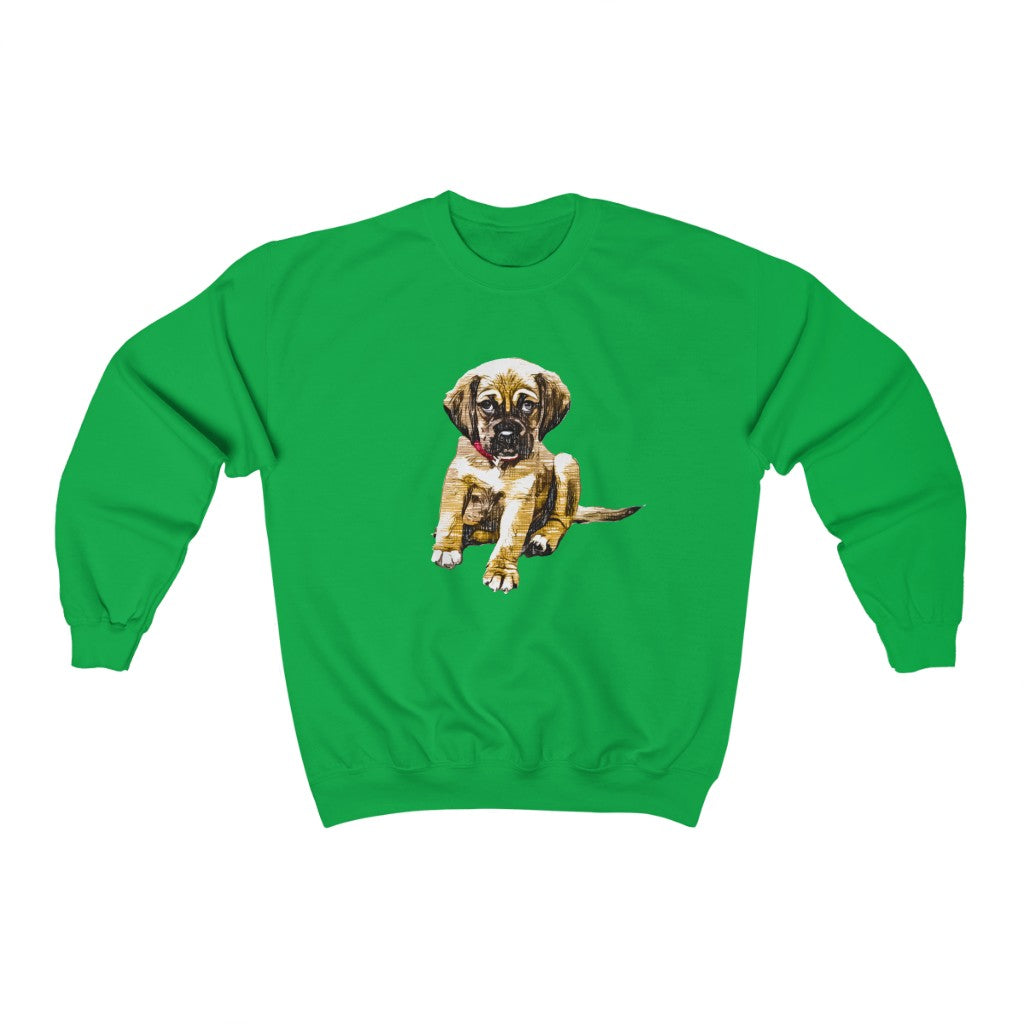 Glaring Pup Crewneck Sweatshirt