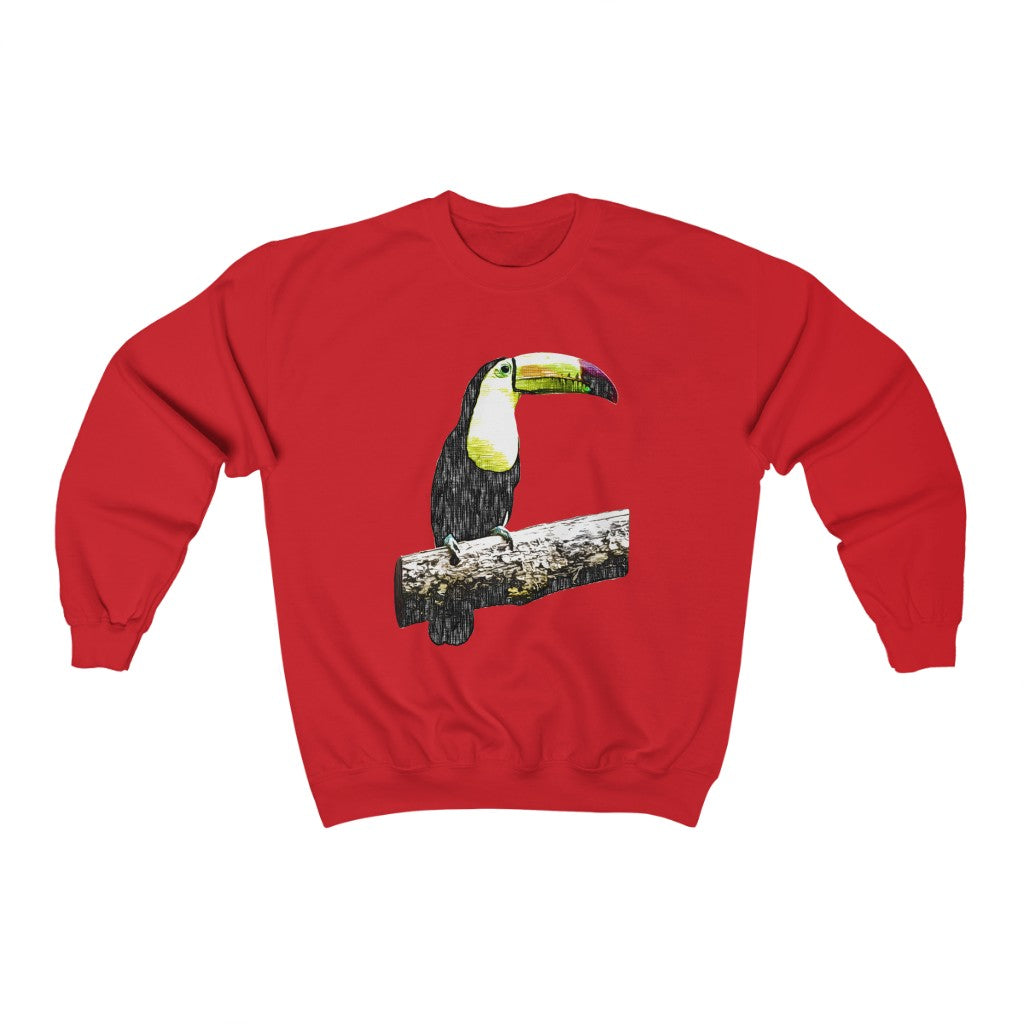 Watchful Toucan Crewneck Sweatshirt