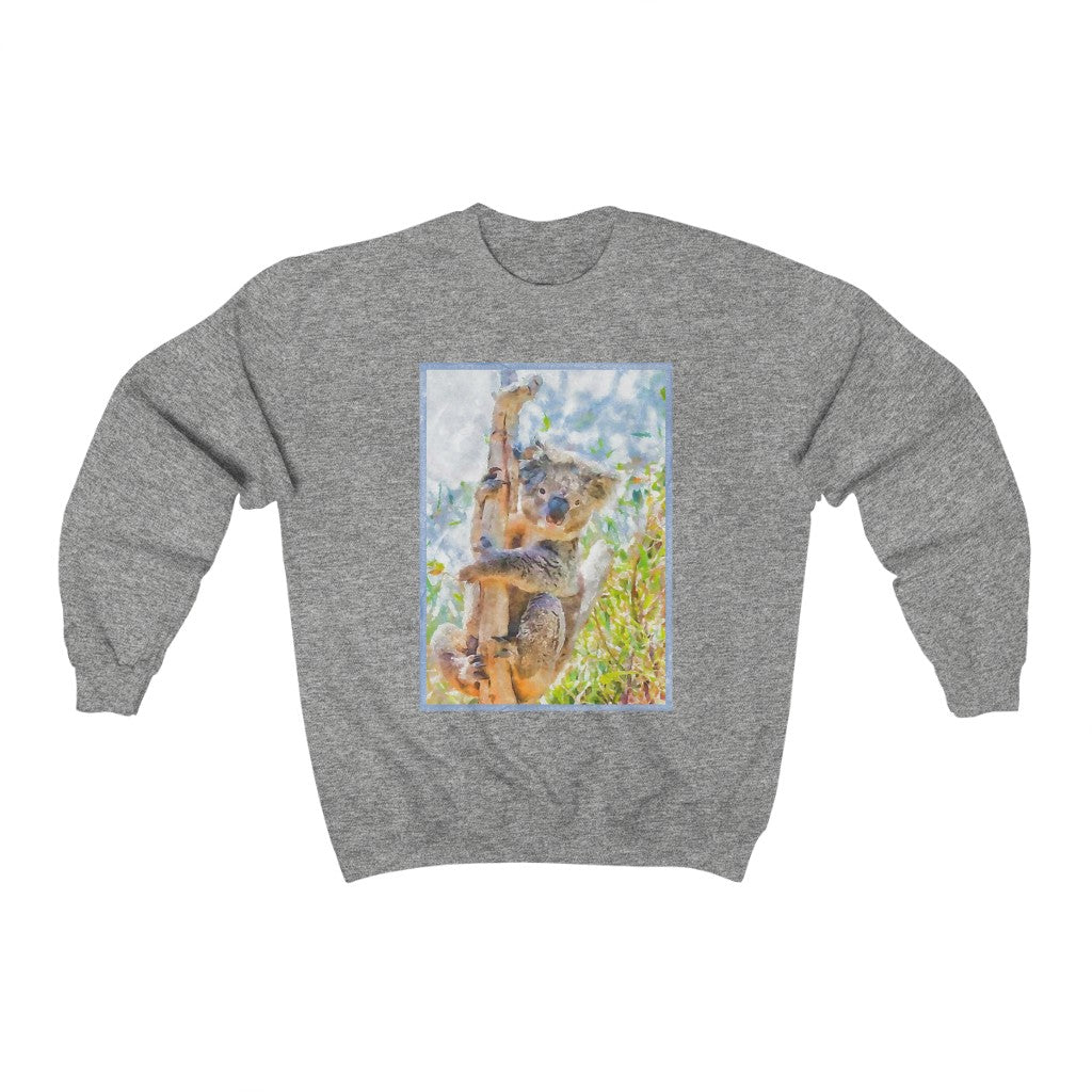 Grinning Koala Crewneck Sweatshirt