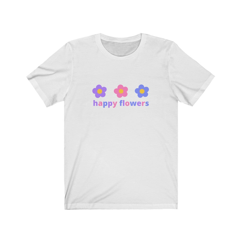 Happy Flowers Short Sleeve Tee