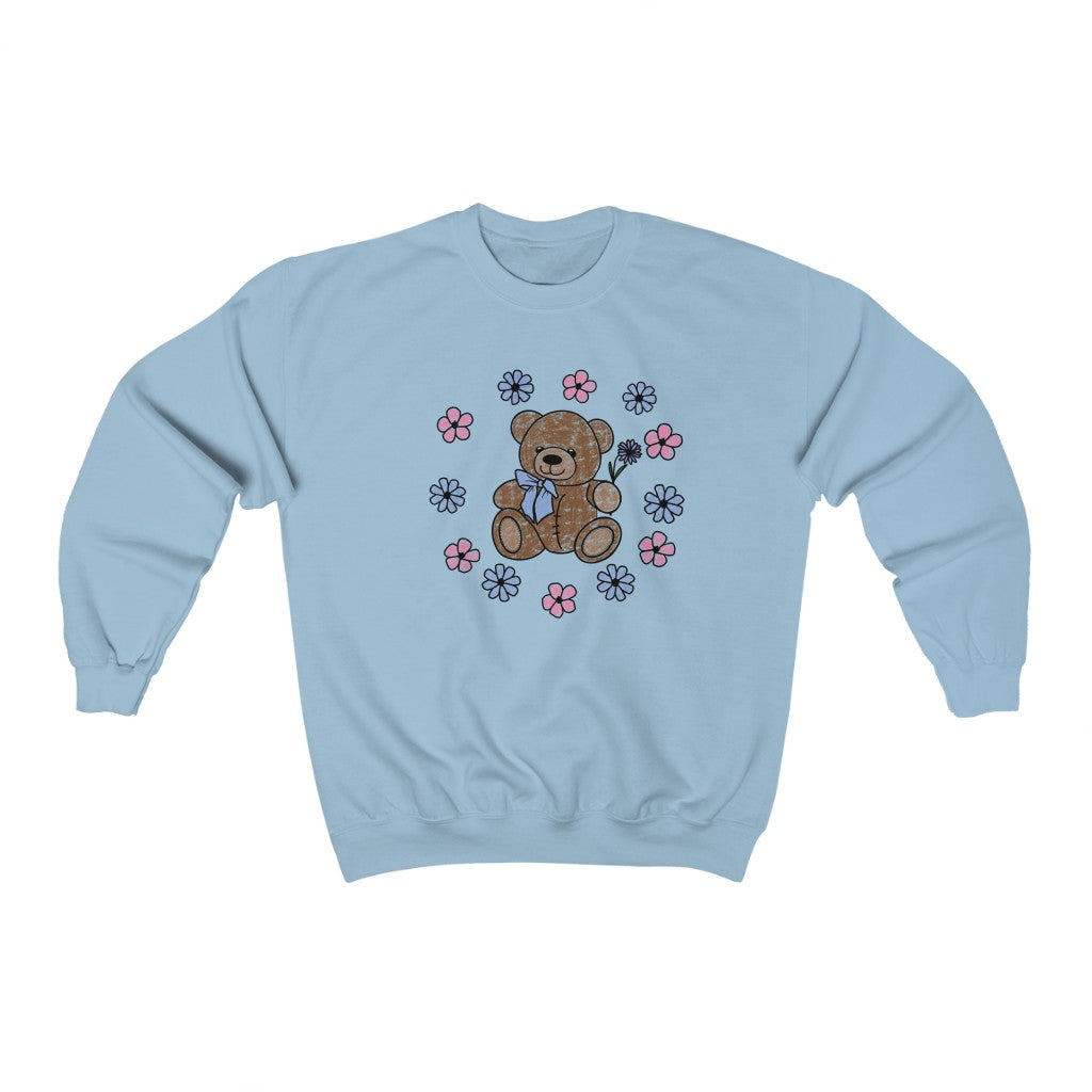 Azalea Friendly Bear Crewneck Sweatshirt