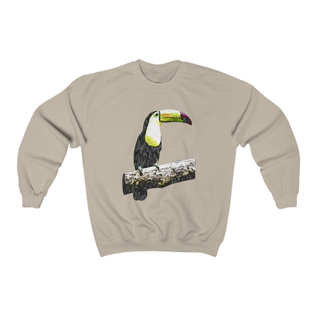 Watchful Toucan Crewneck Sweatshirt