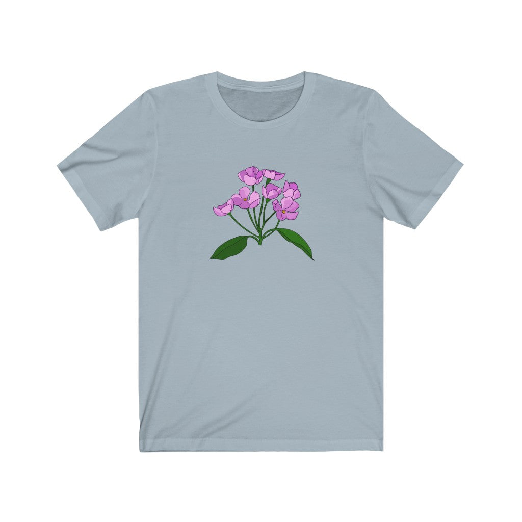 Pink Flower Patch Short Sleeve Tee