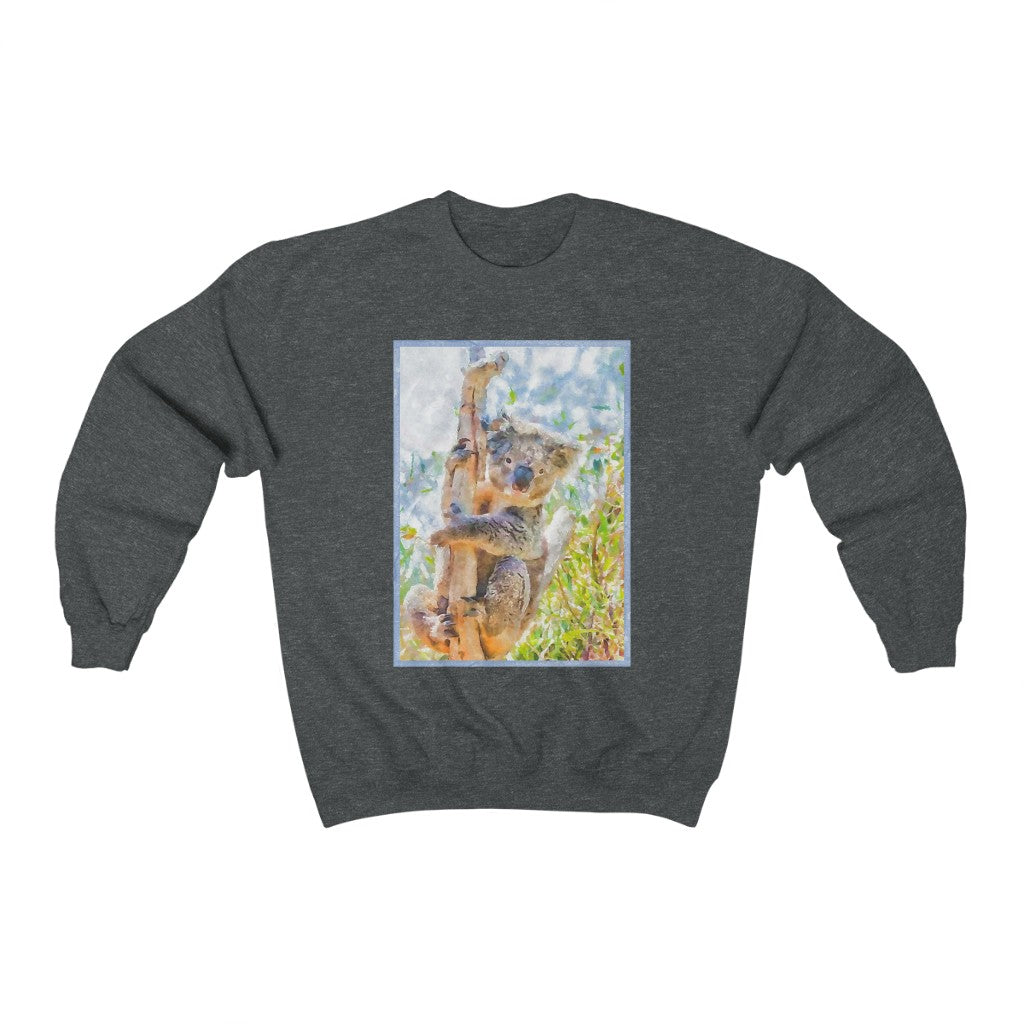 Grinning Koala Crewneck Sweatshirt