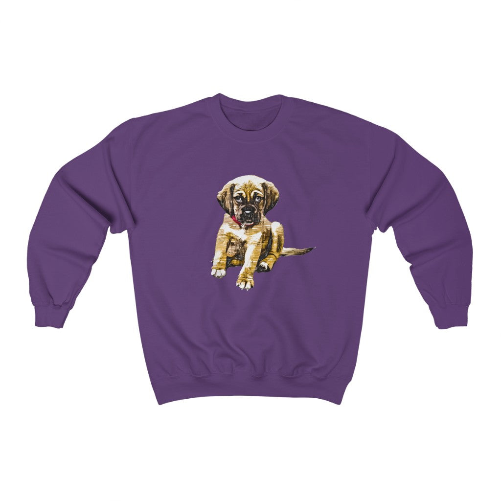 Glaring Pup Crewneck Sweatshirt