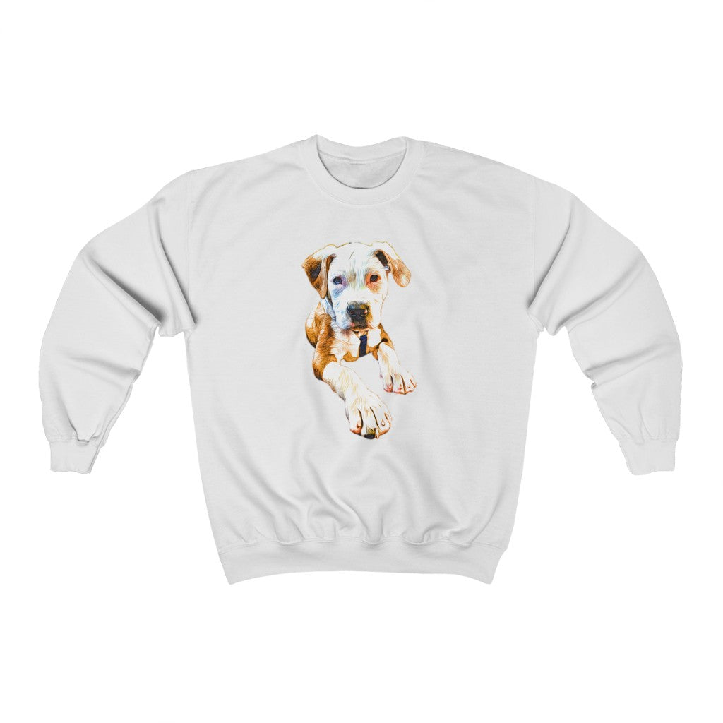 Dual Eyed Dog Crewneck Sweatshirt