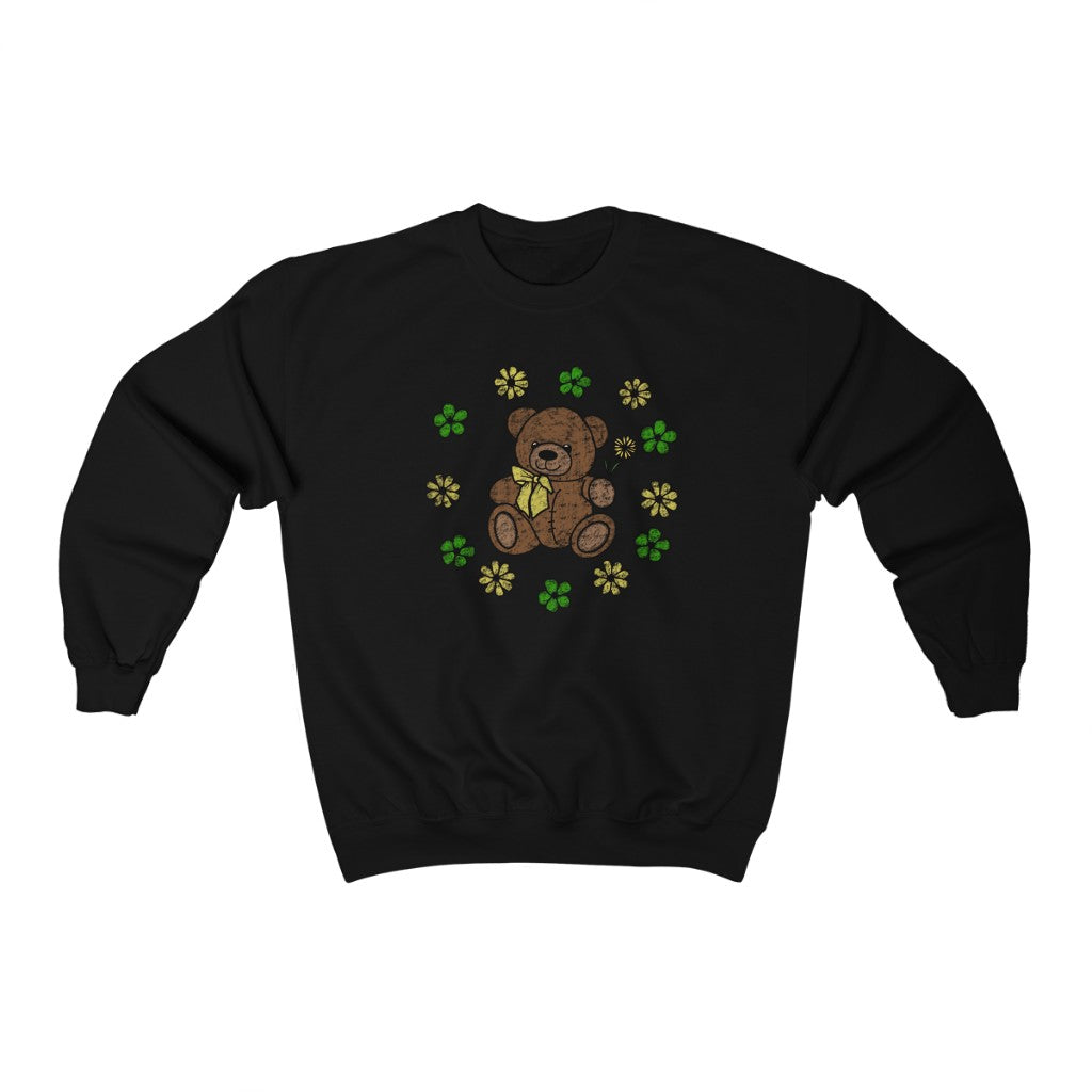 Clover Friendly Bear Crewneck Sweatshirt