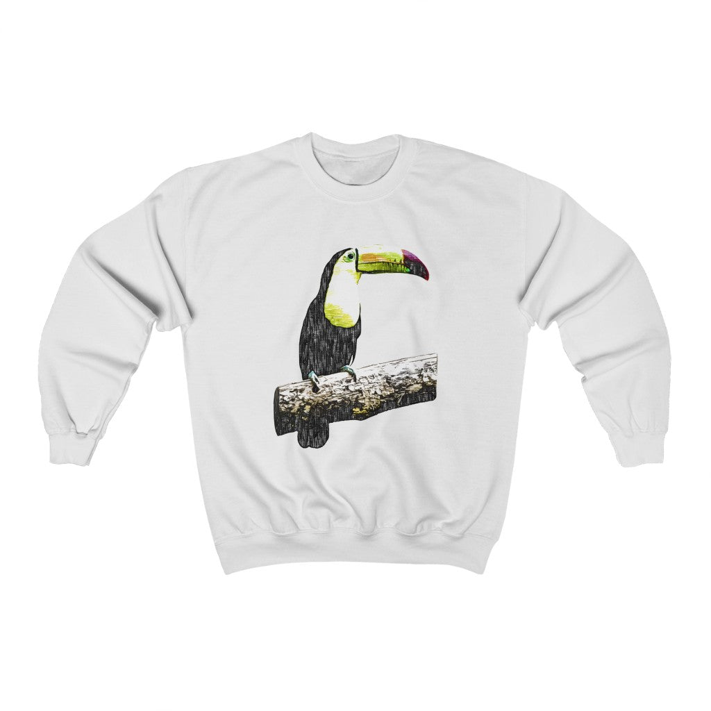 Watchful Toucan Crewneck Sweatshirt