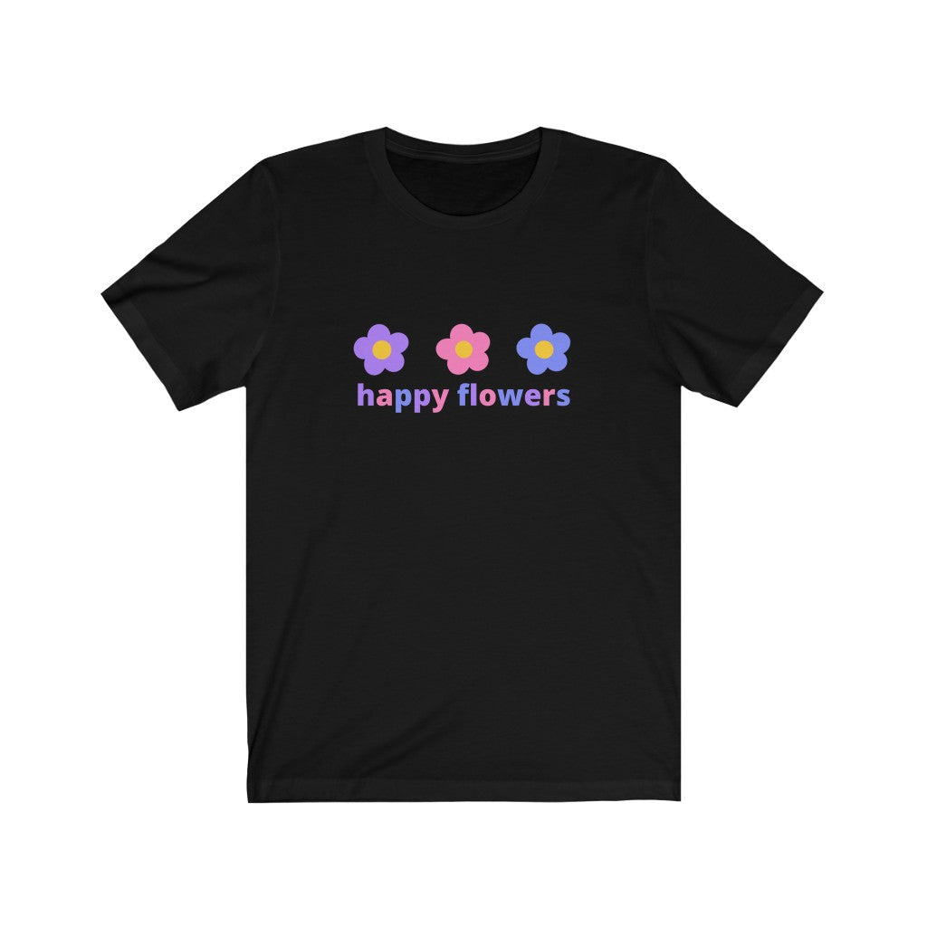 Happy Flowers Short Sleeve Tee