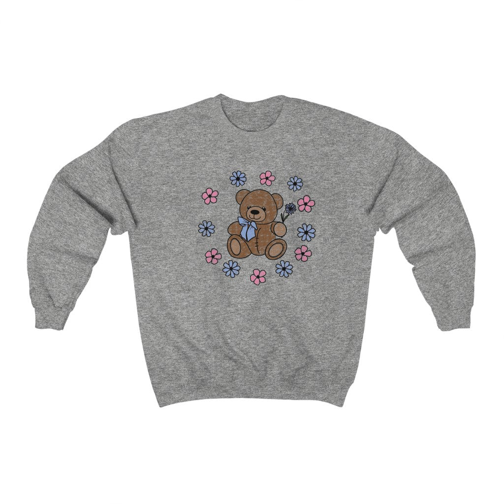 Azalea Friendly Bear Crewneck Sweatshirt