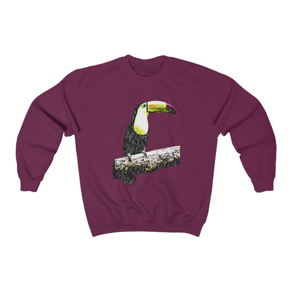 Watchful Toucan Crewneck Sweatshirt