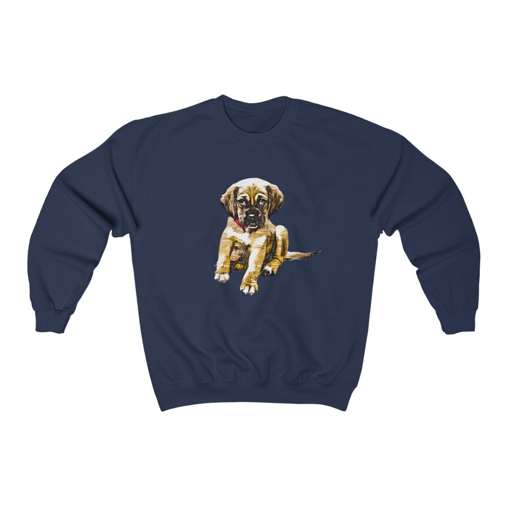 Glaring Pup Crewneck Sweatshirt