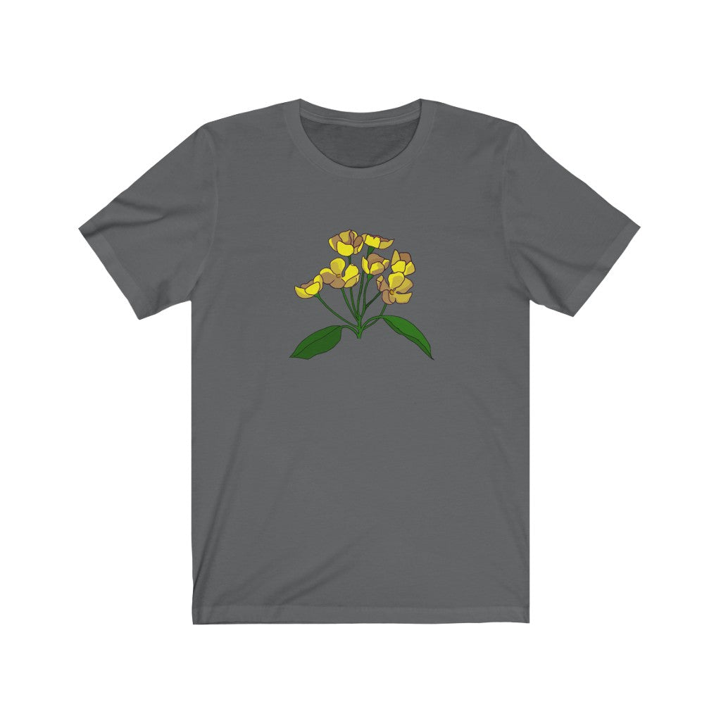 Yellow Flower Patch Short Sleeve Tee