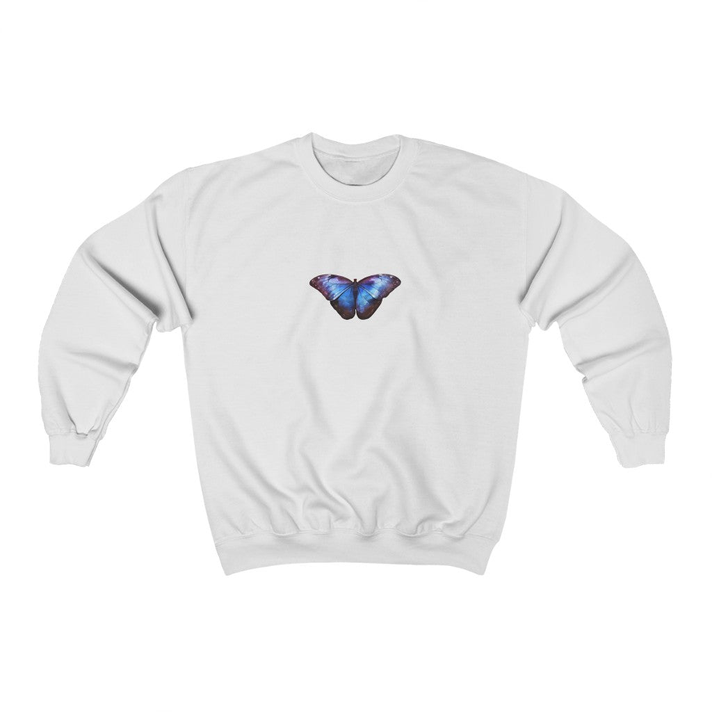 Sapphire Butterfly Crewneck Sweatshirt