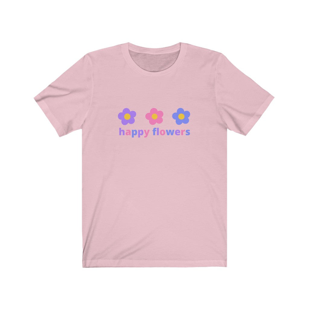 Happy Flowers Short Sleeve Tee