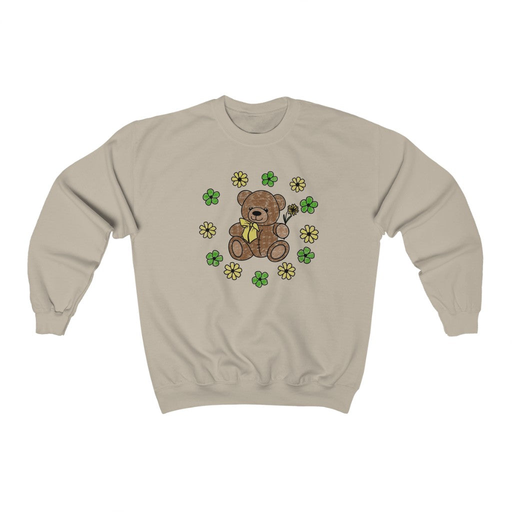 Clover Friendly Bear Crewneck Sweatshirt