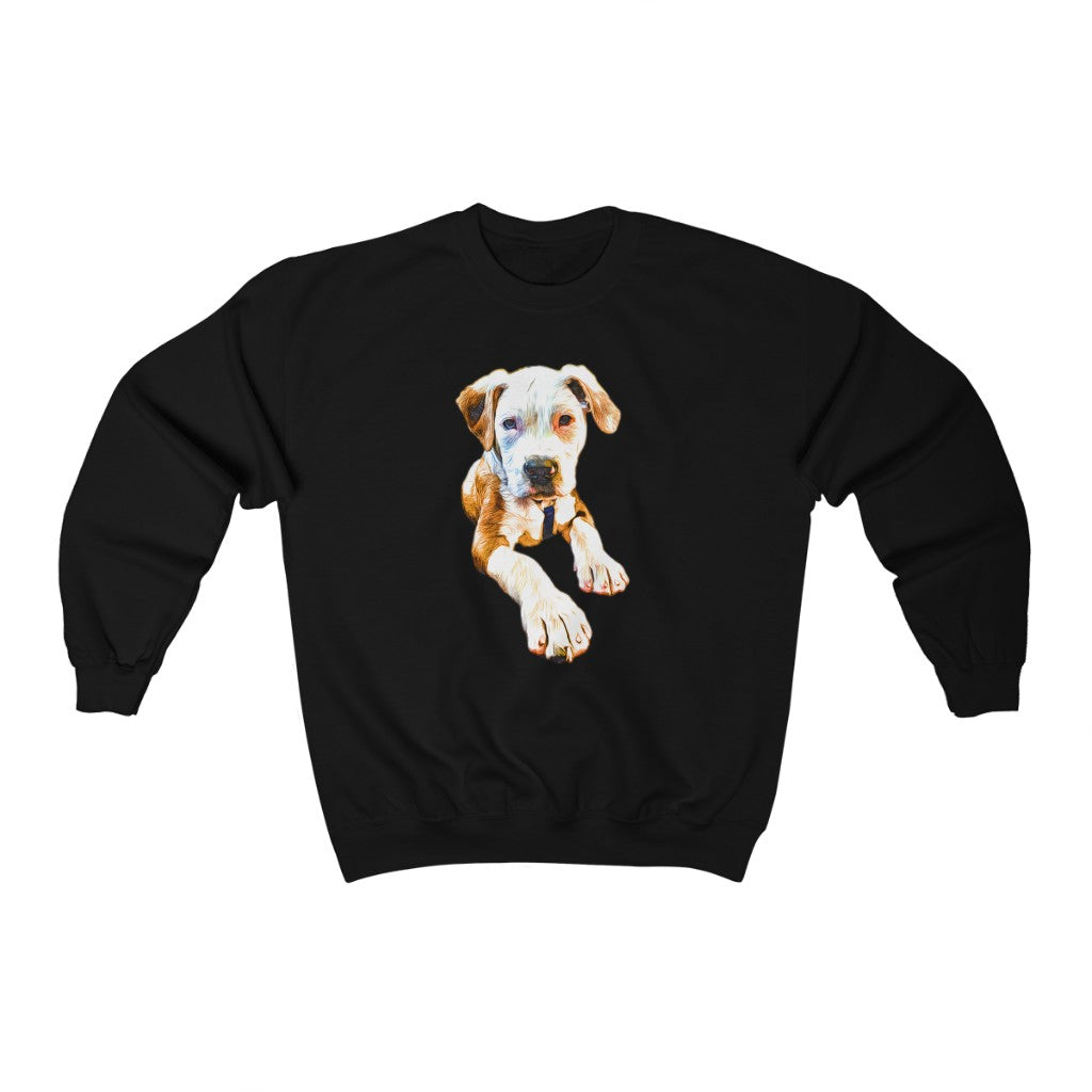 Dual Eyed Dog Crewneck Sweatshirt