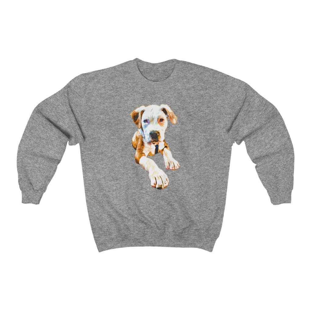 Dual Eyed Dog Crewneck Sweatshirt