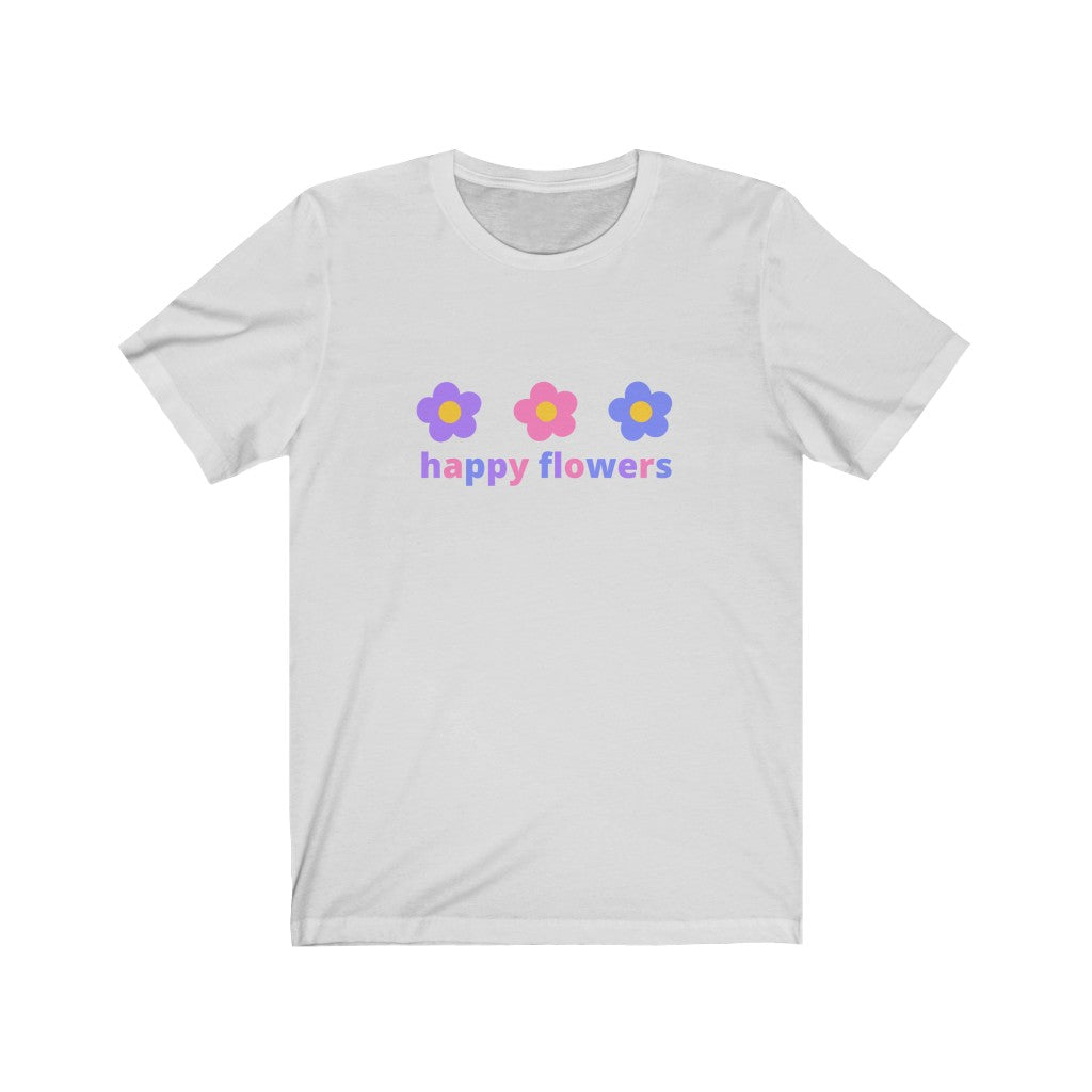 Happy Flowers Short Sleeve Tee