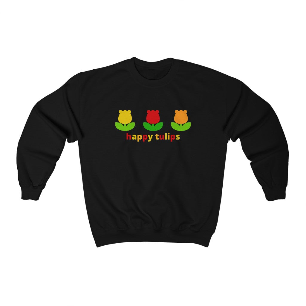 Happy Tulips Crewneck Sweatshirt