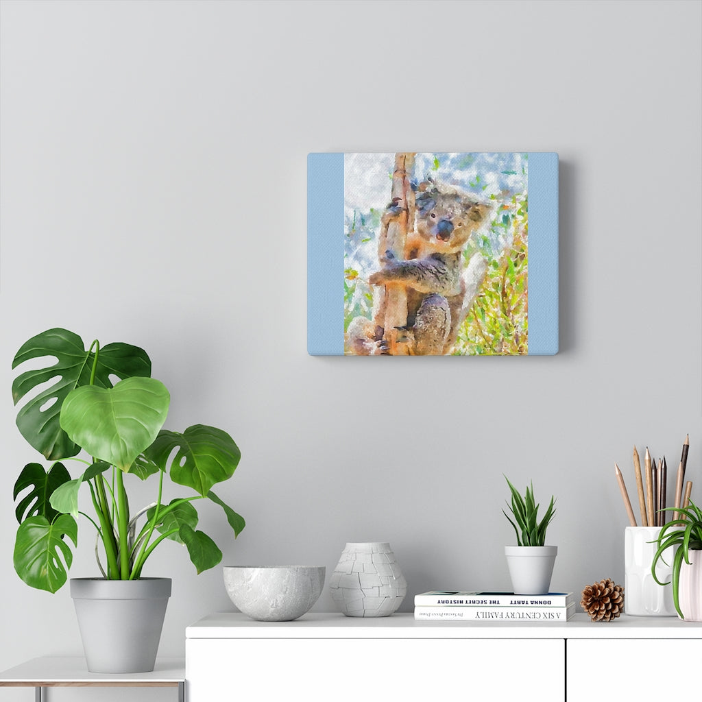 Grinning Koala Canvas