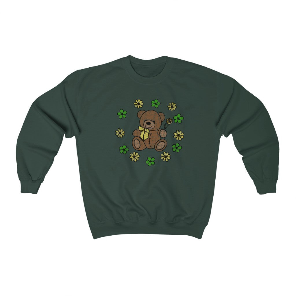 Clover Friendly Bear Crewneck Sweatshirt