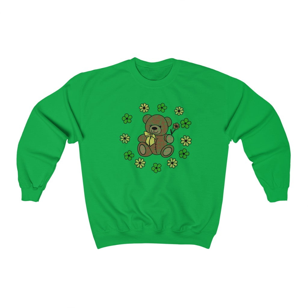 Clover Friendly Bear Crewneck Sweatshirt