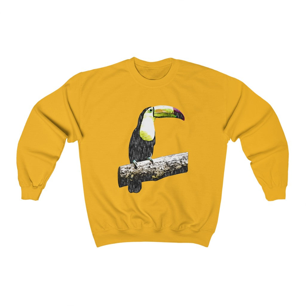 Watchful Toucan Crewneck Sweatshirt