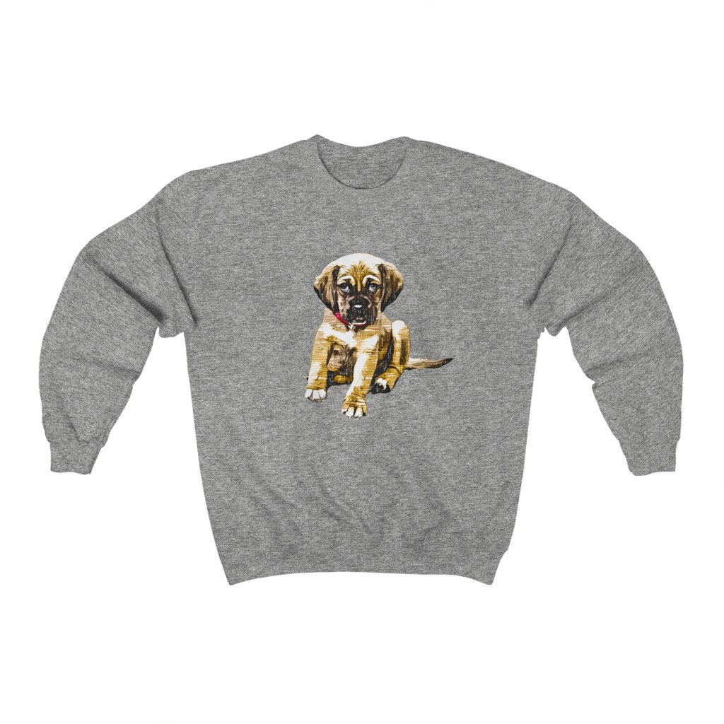 Glaring Pup Crewneck Sweatshirt