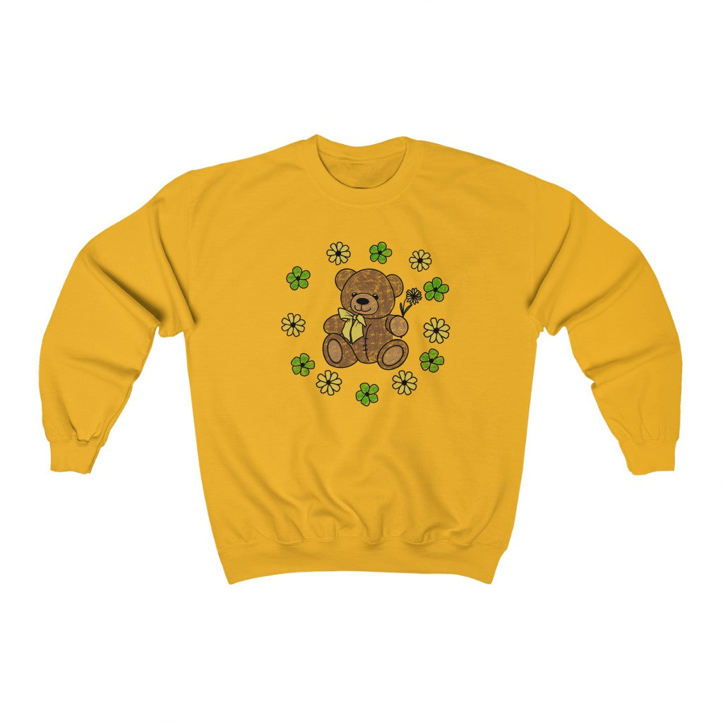 Clover Friendly Bear Crewneck Sweatshirt