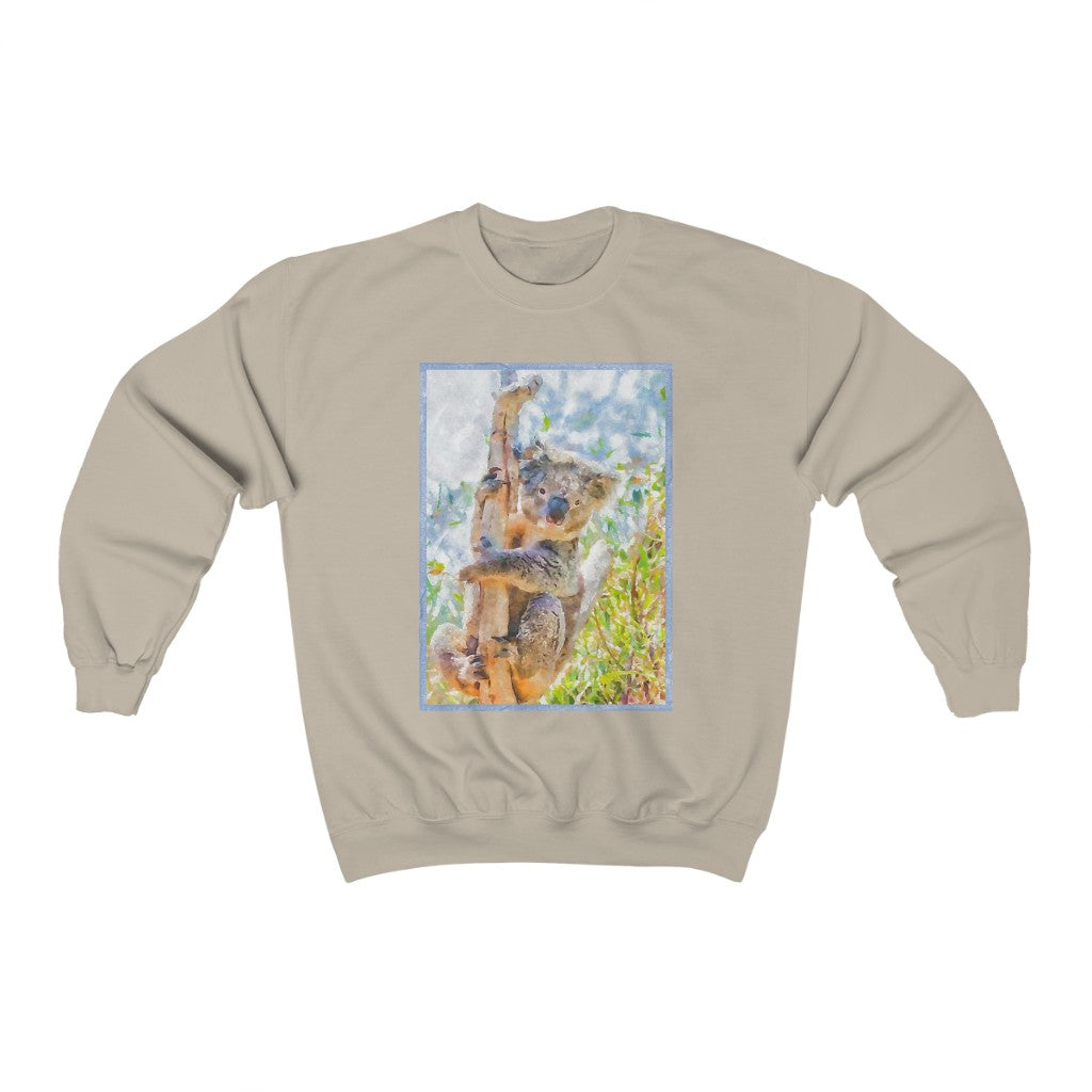 Grinning Koala Crewneck Sweatshirt