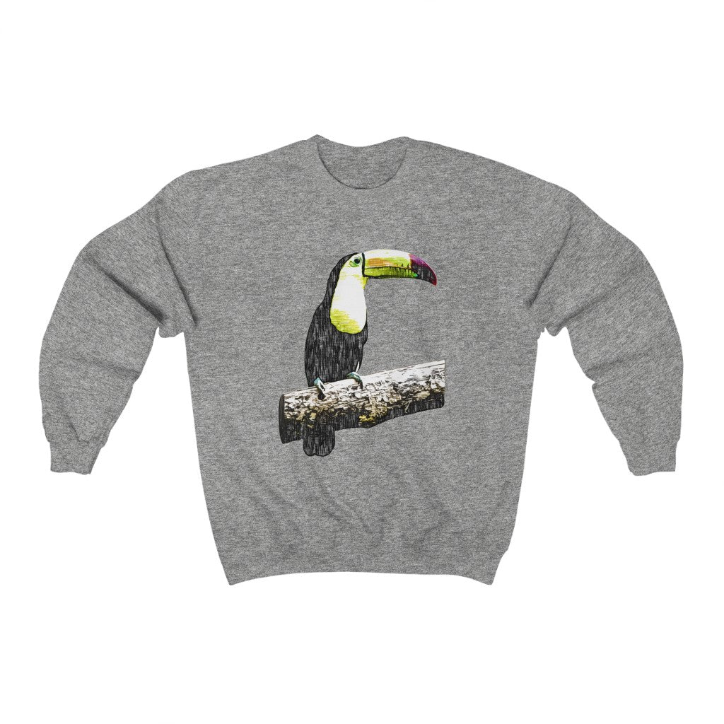 Watchful Toucan Crewneck Sweatshirt