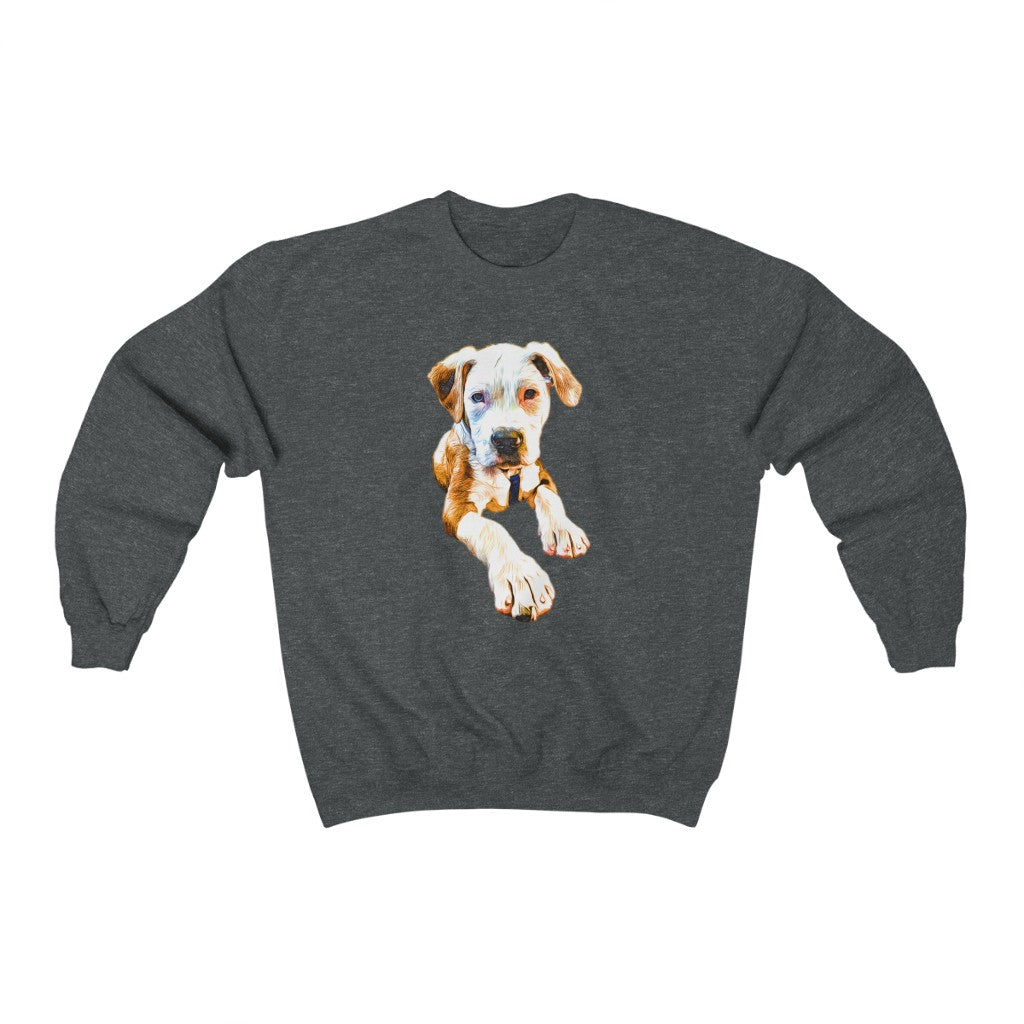 Dual Eyed Dog Crewneck Sweatshirt