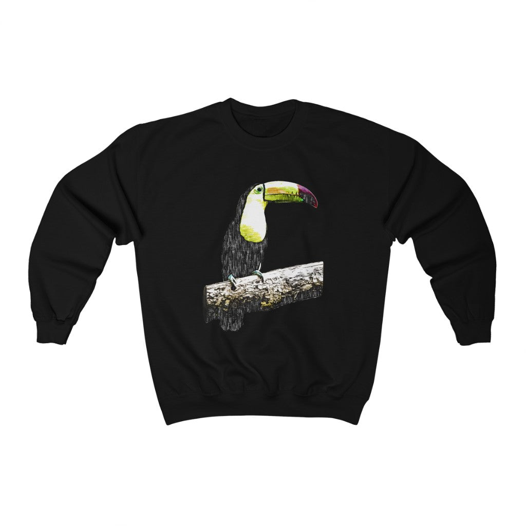 Watchful Toucan Crewneck Sweatshirt