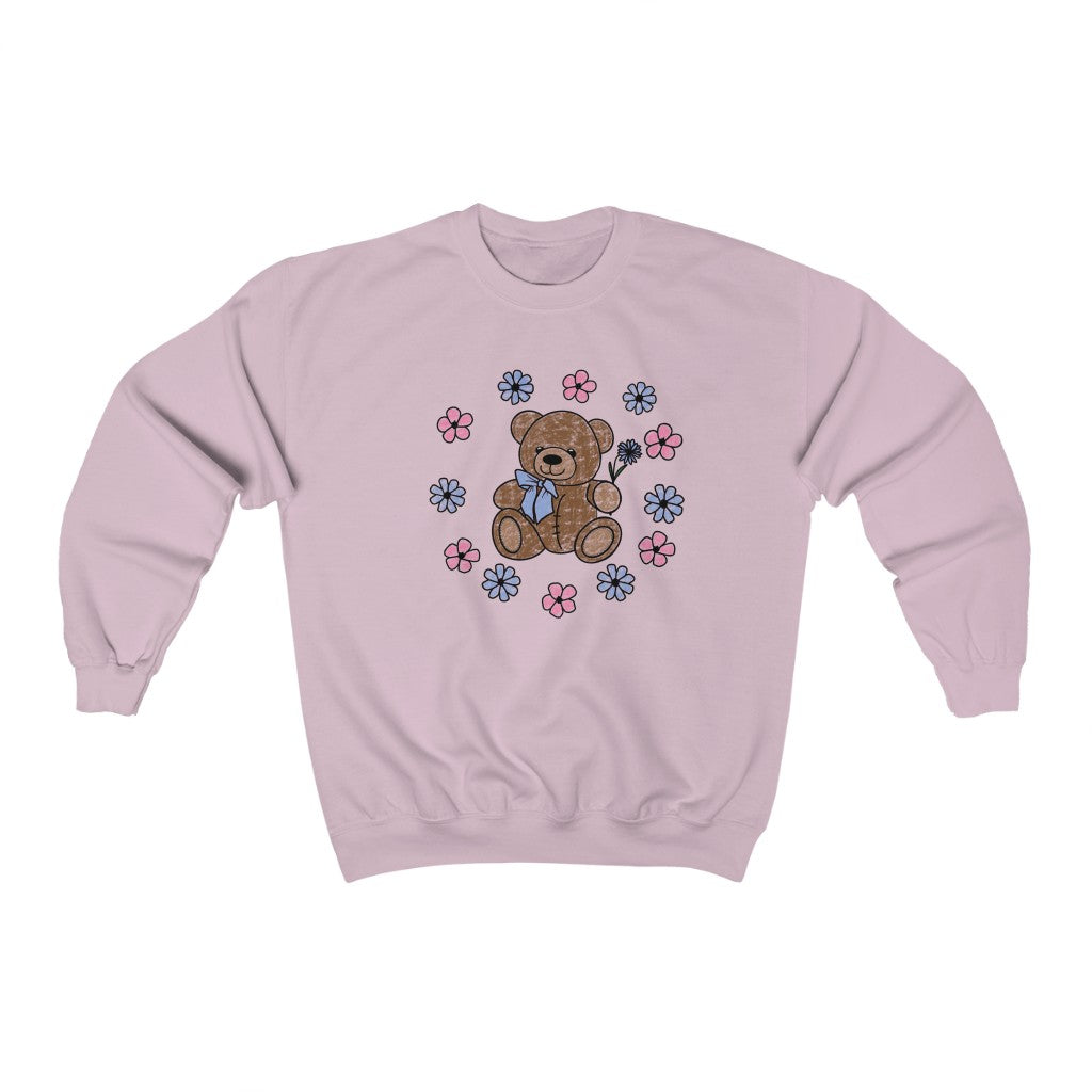 Azalea Friendly Bear Crewneck Sweatshirt